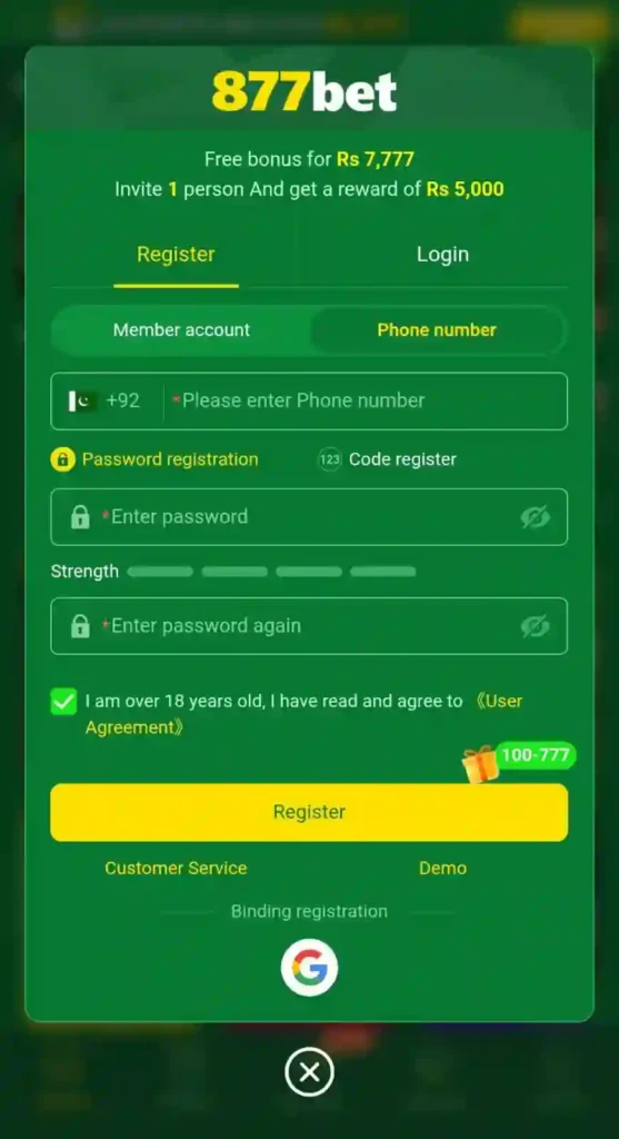 877Bet Game