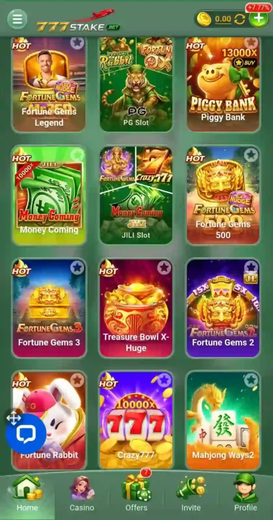 777Stake Game