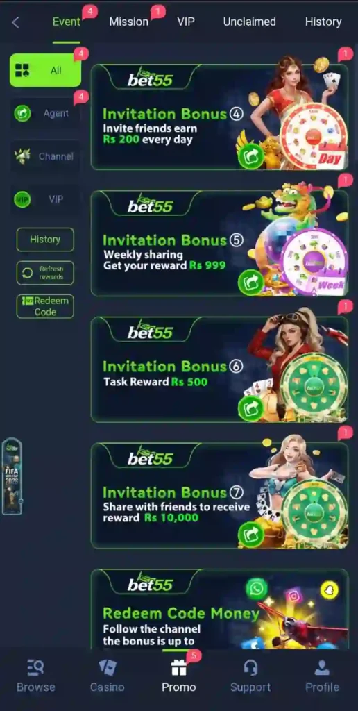 Bet55 Game